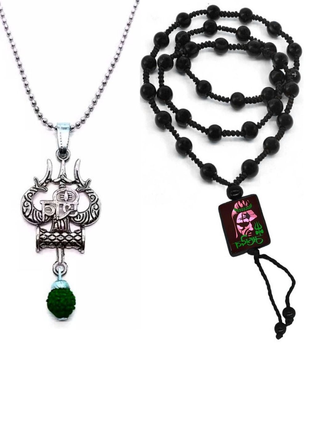 KINGSTYLE IMPEX Geometric Pendants with Chains
