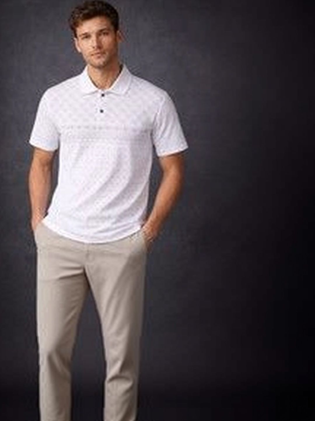 city fashions Men Printed Polo Collar T-shirt