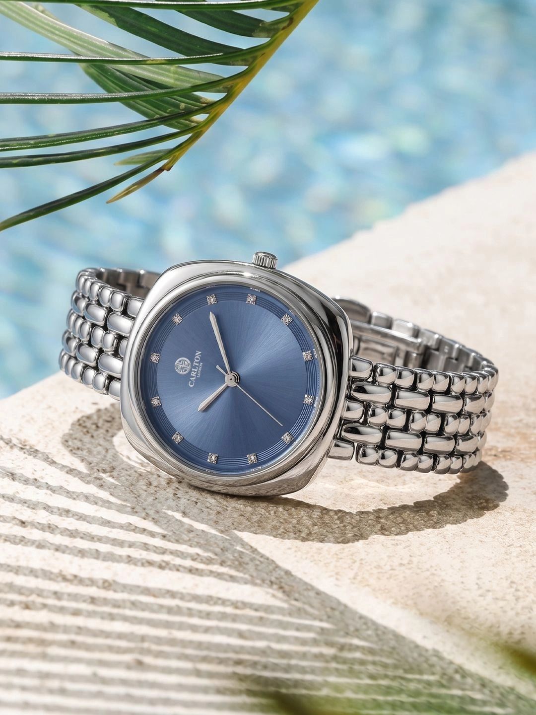 Women Stainless Steel Straps Watch Carlton London Women Dial & Stainless Steel Bracelet Style Straps Analogue Watch CLW-CT-88