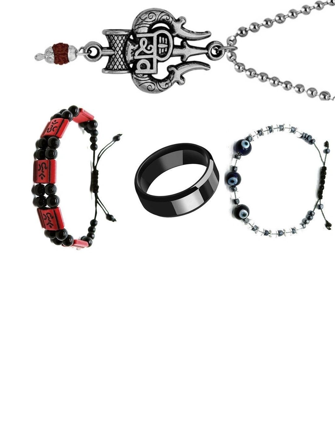 KINGSTYLE IMPEX Geometric Pendants with Chains