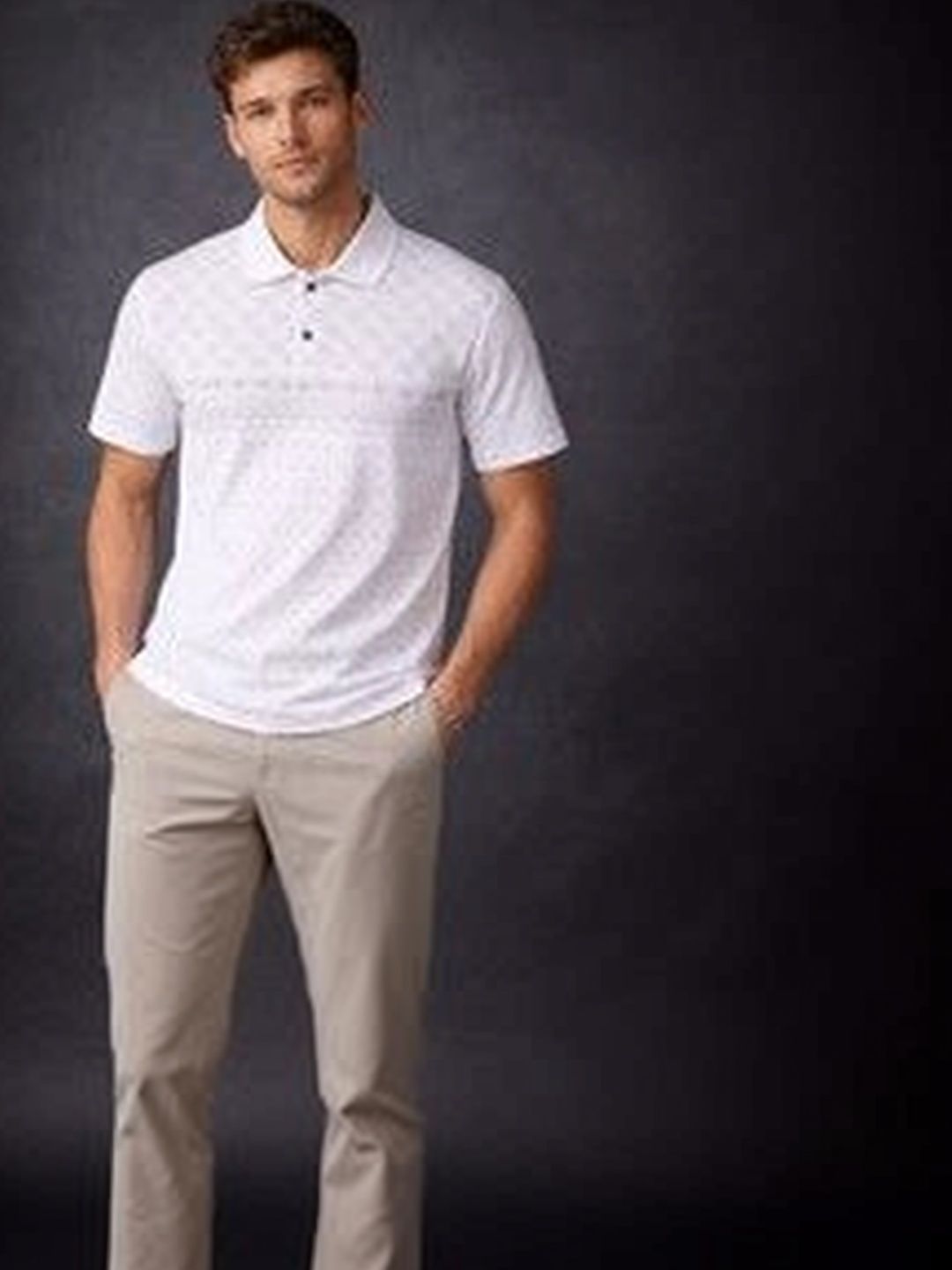 city fashions Men Printed Polo Collar T-shirt