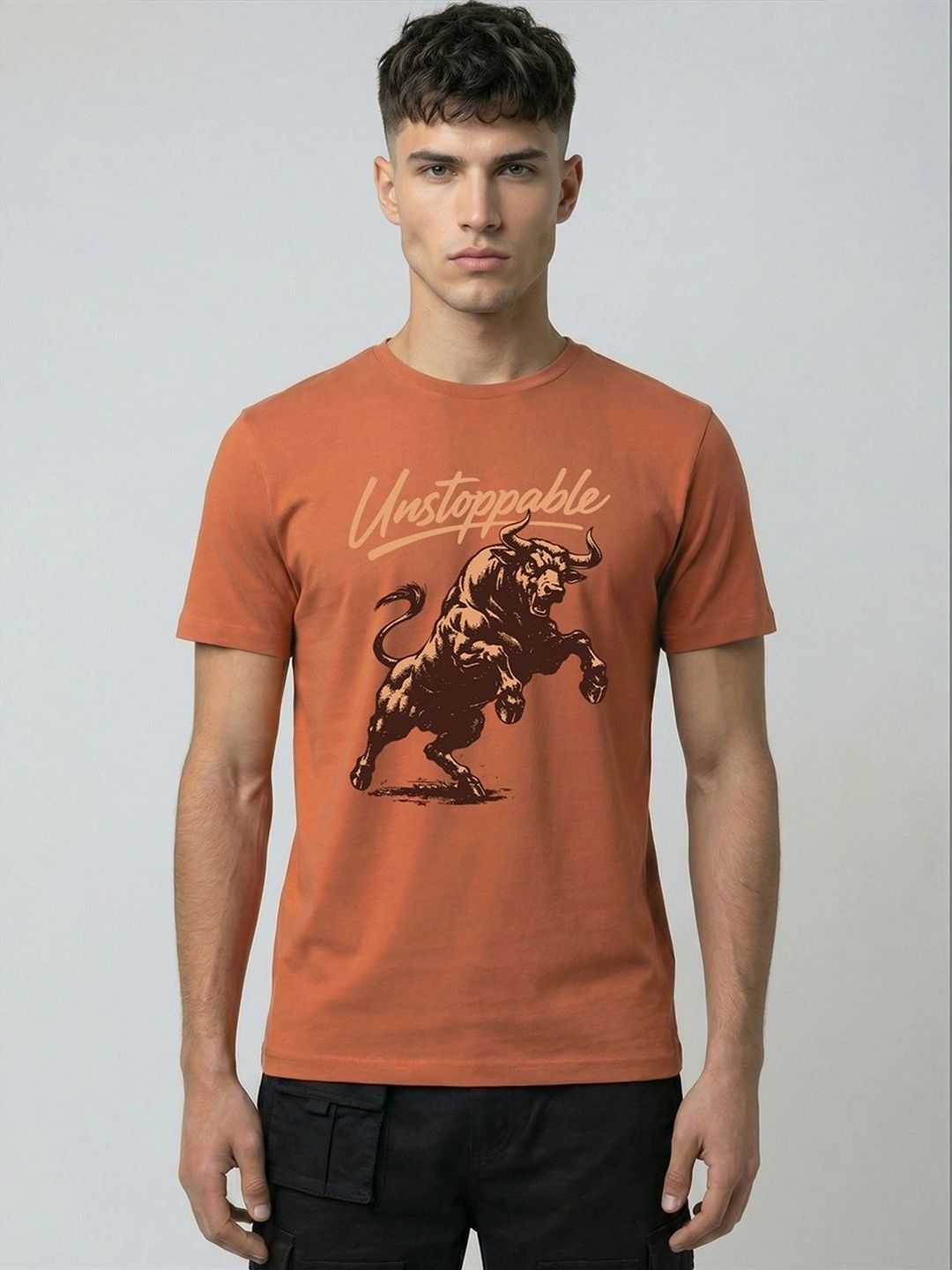 High on Soda Men Printed Pure Cotton Bio Finish T-shirt