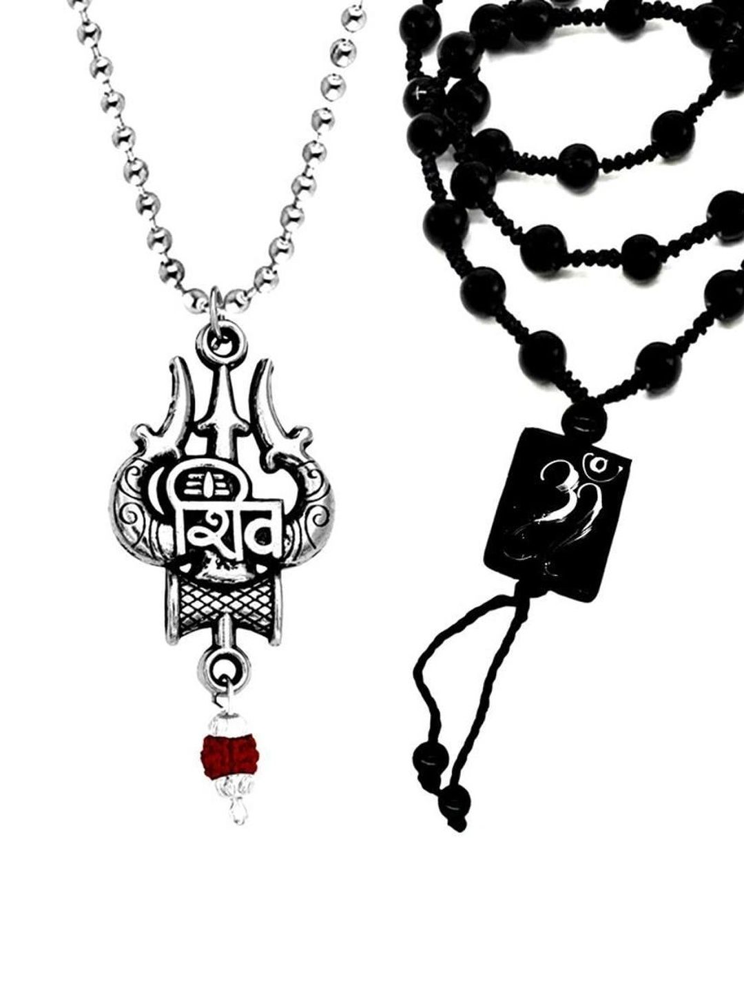 KINGSTYLE IMPEX Geometric Pendants with Chains