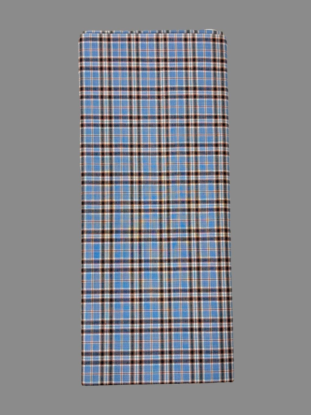 AKESHAVAM Men Checked Cotton Dhoti Dhotis