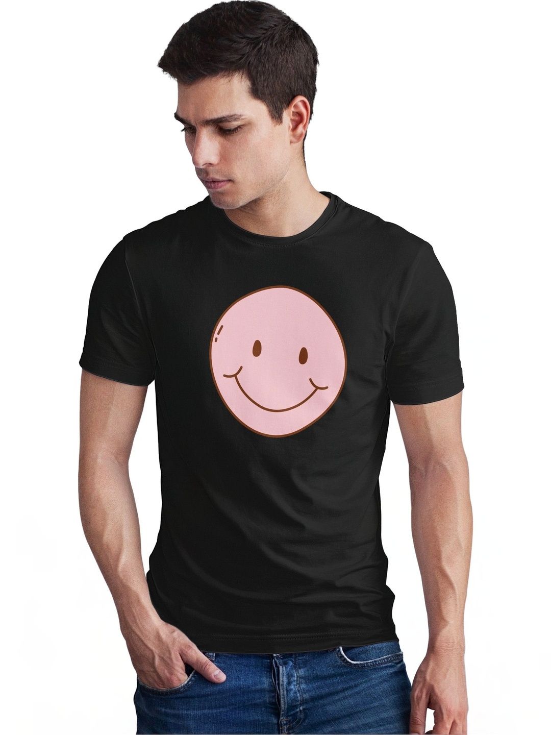 Seekbuylove Men Printed Bio Finish T-shirt