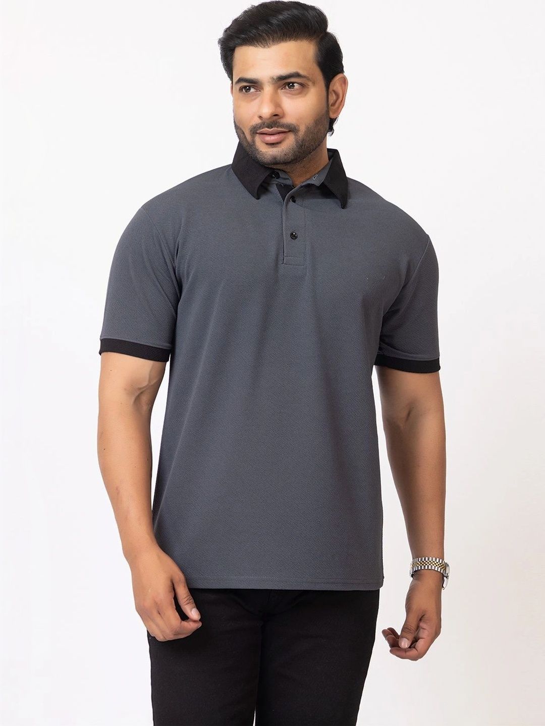 HANABY Men Polo Collar T-shirt