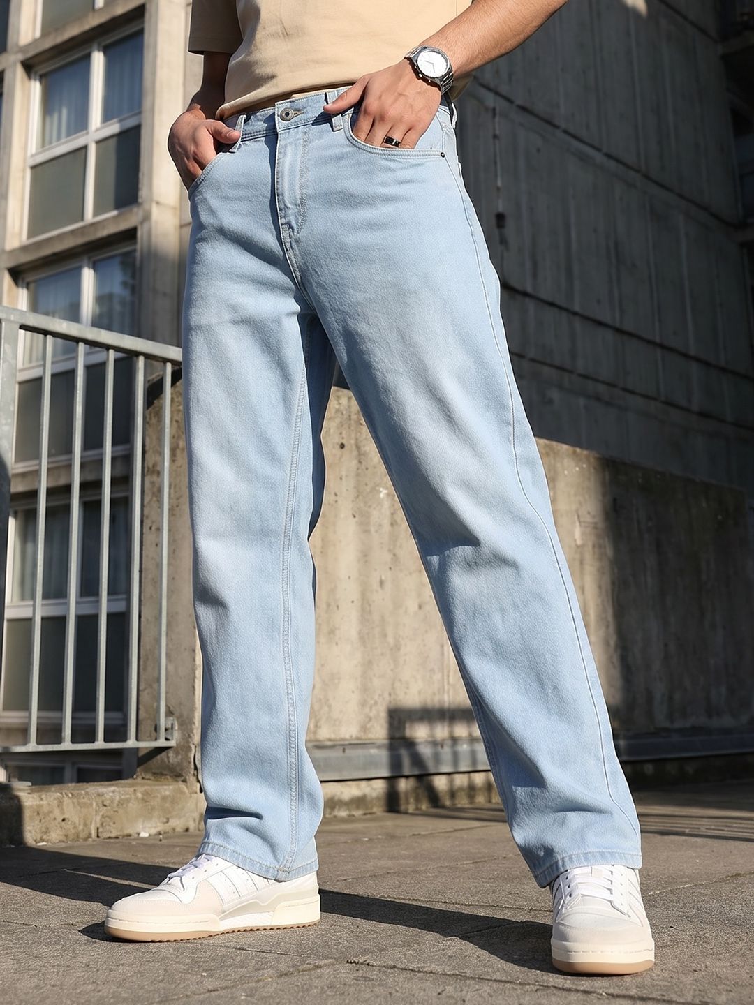 The Roadster Life Co. Men Relaxed Fit Stretchable Jeans