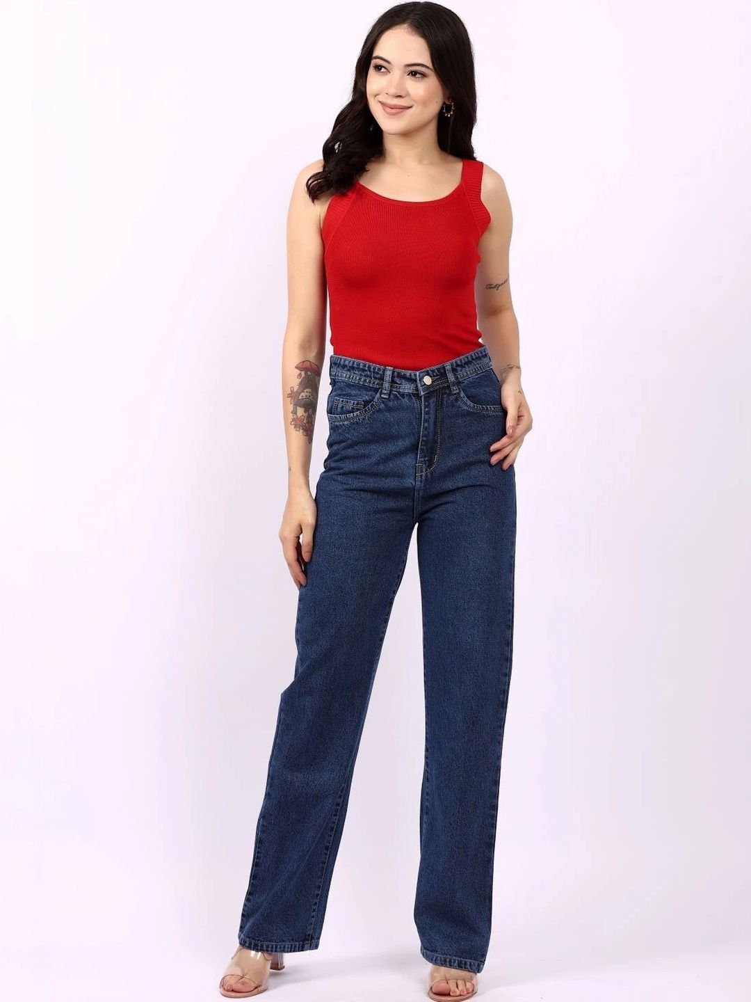 SACHIVA FASHION Women Regular Fit Mid-Rise Jeans