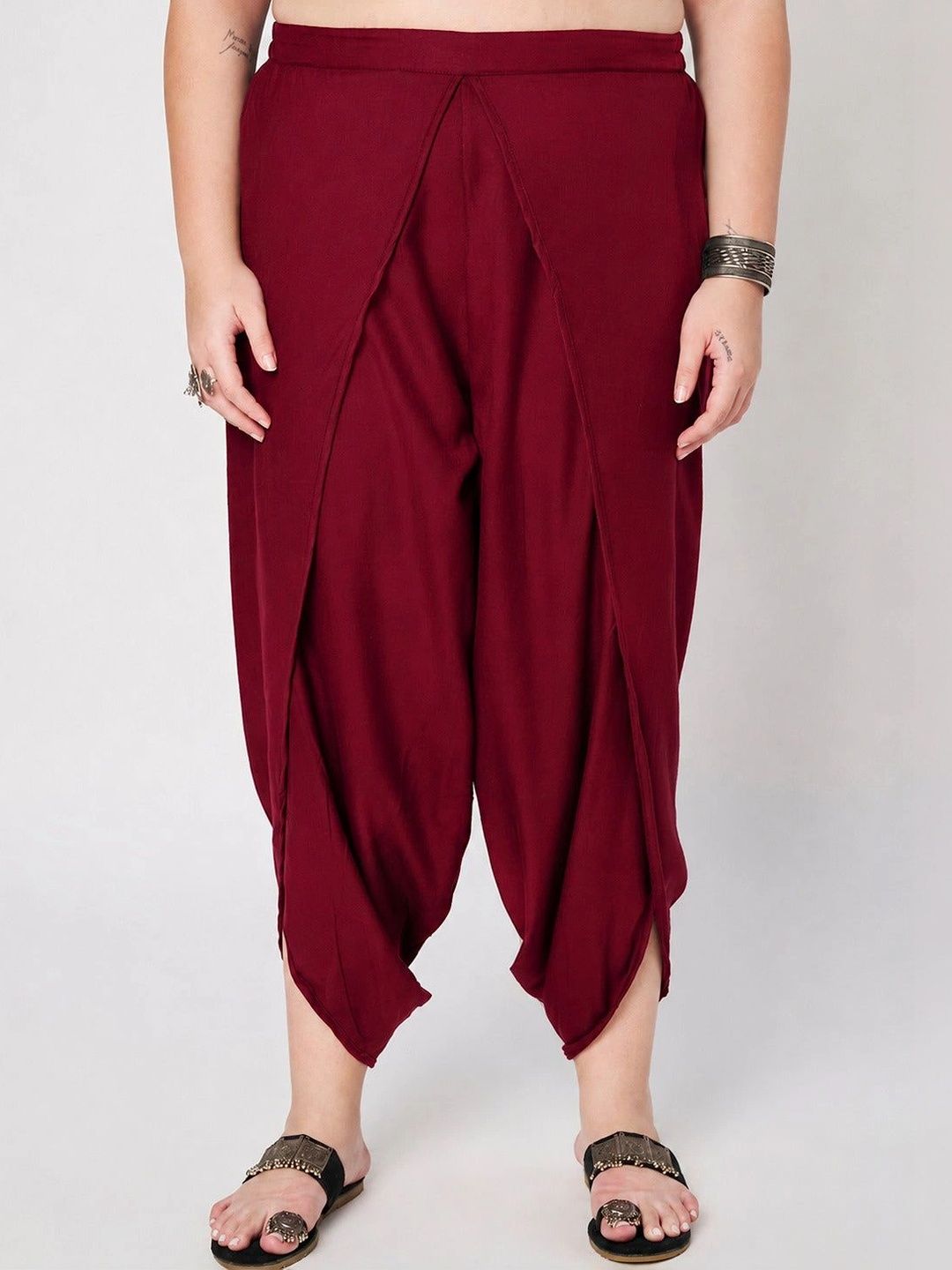 9rasa Women Cotton Dhoti Pants Dhotis