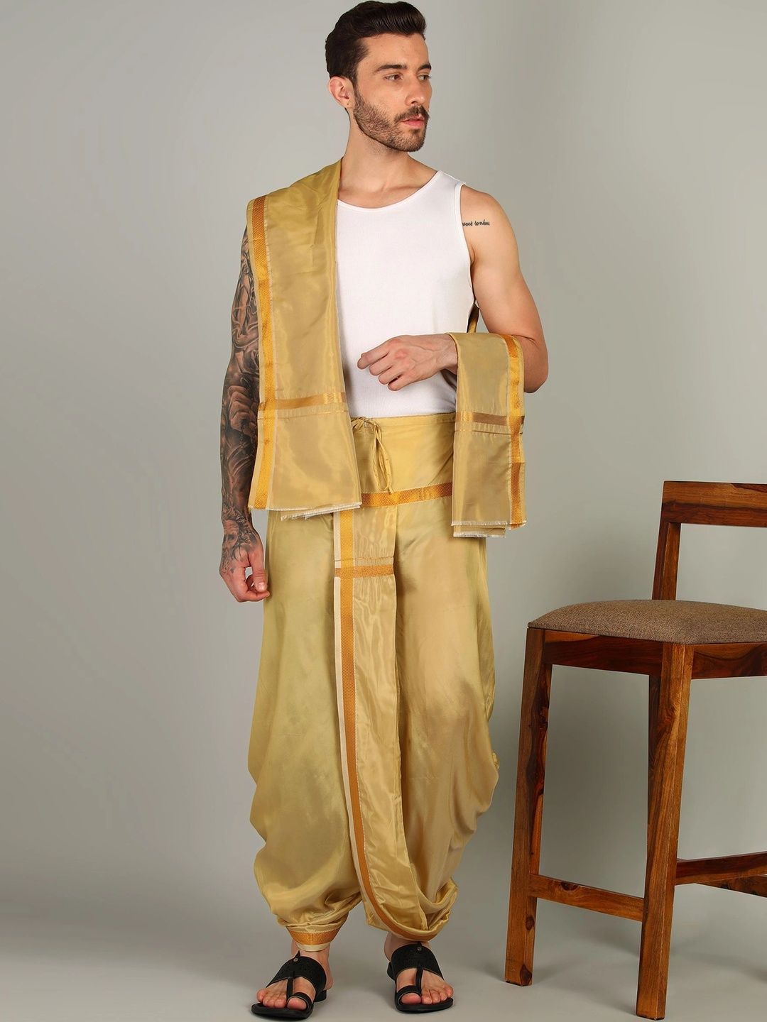 AKESHAVAM Men Dhoti Dhotis