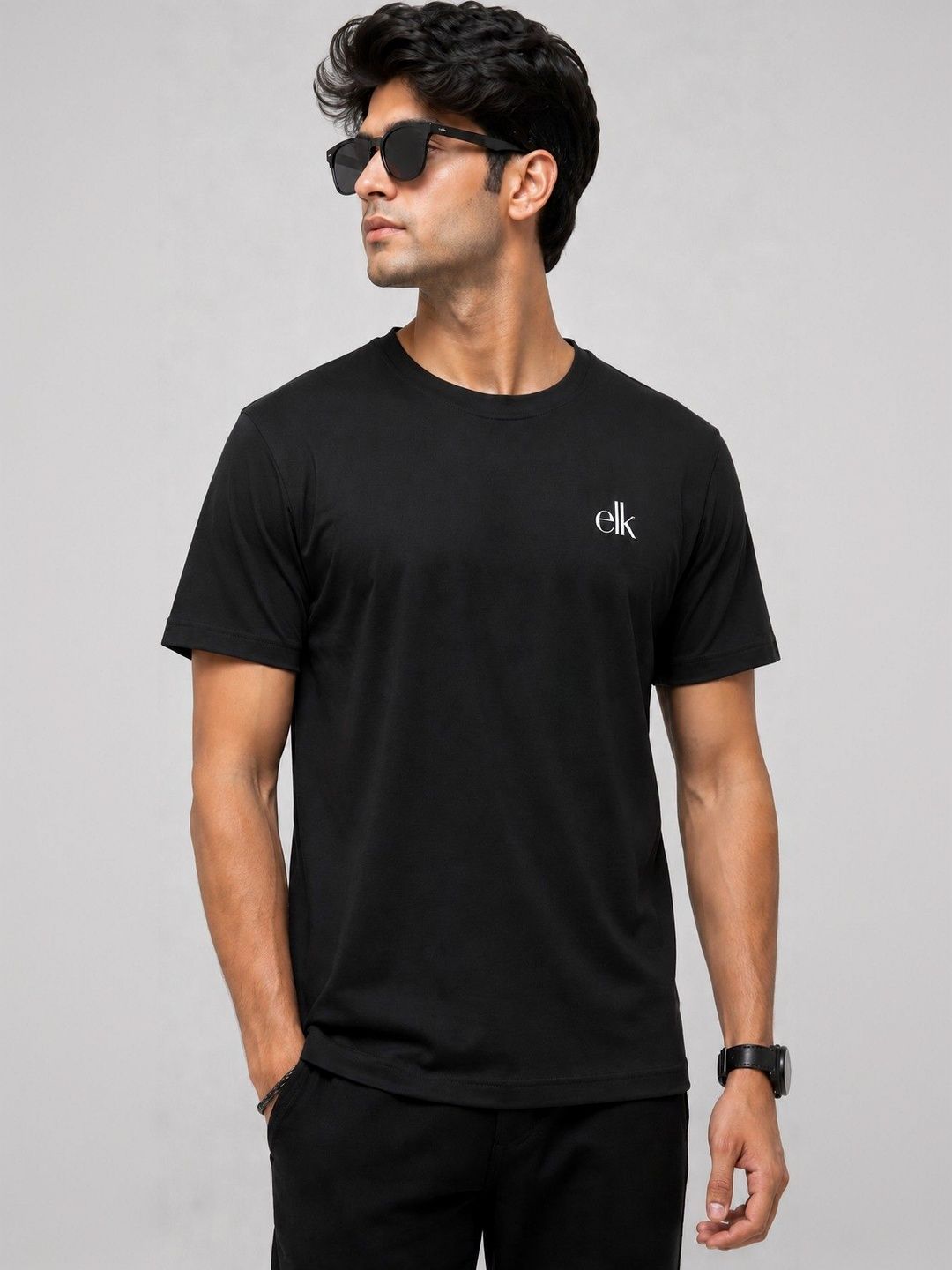 ESTYLISHKART Men Brand Logo T-shirt