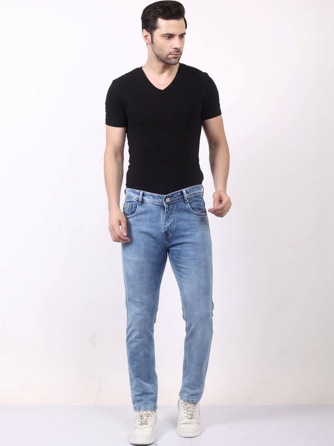 SACHIVA FASHION Men Regular Fit High-Rise Stretchable Jeans