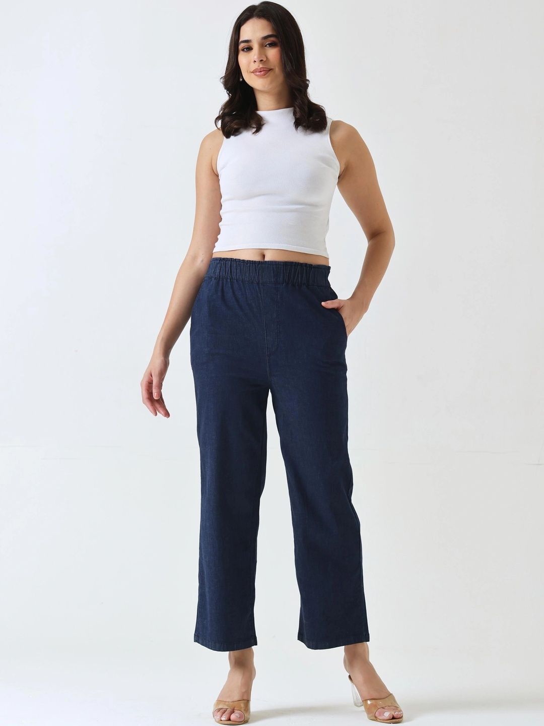 MM-21 Women Comfort High-Rise Trousers