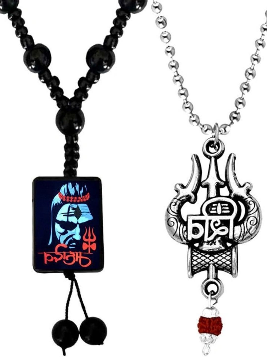 KINGSTYLE IMPEX Geometric Pendants with Chains