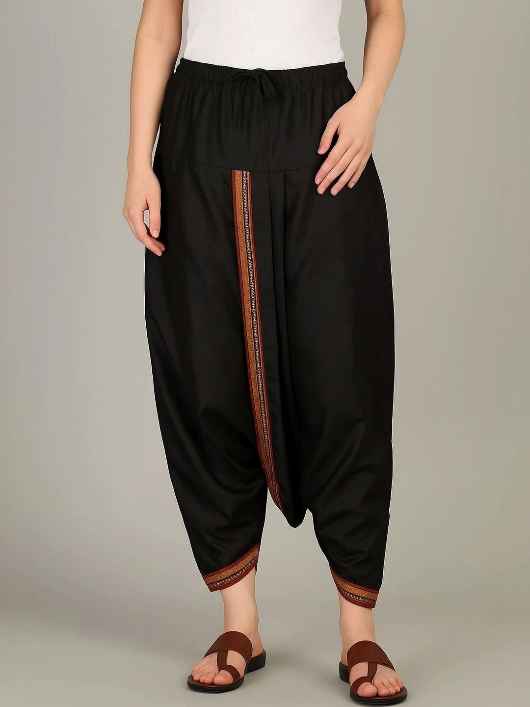 AKESHAVAM Men Dhoti Pants Dhotis