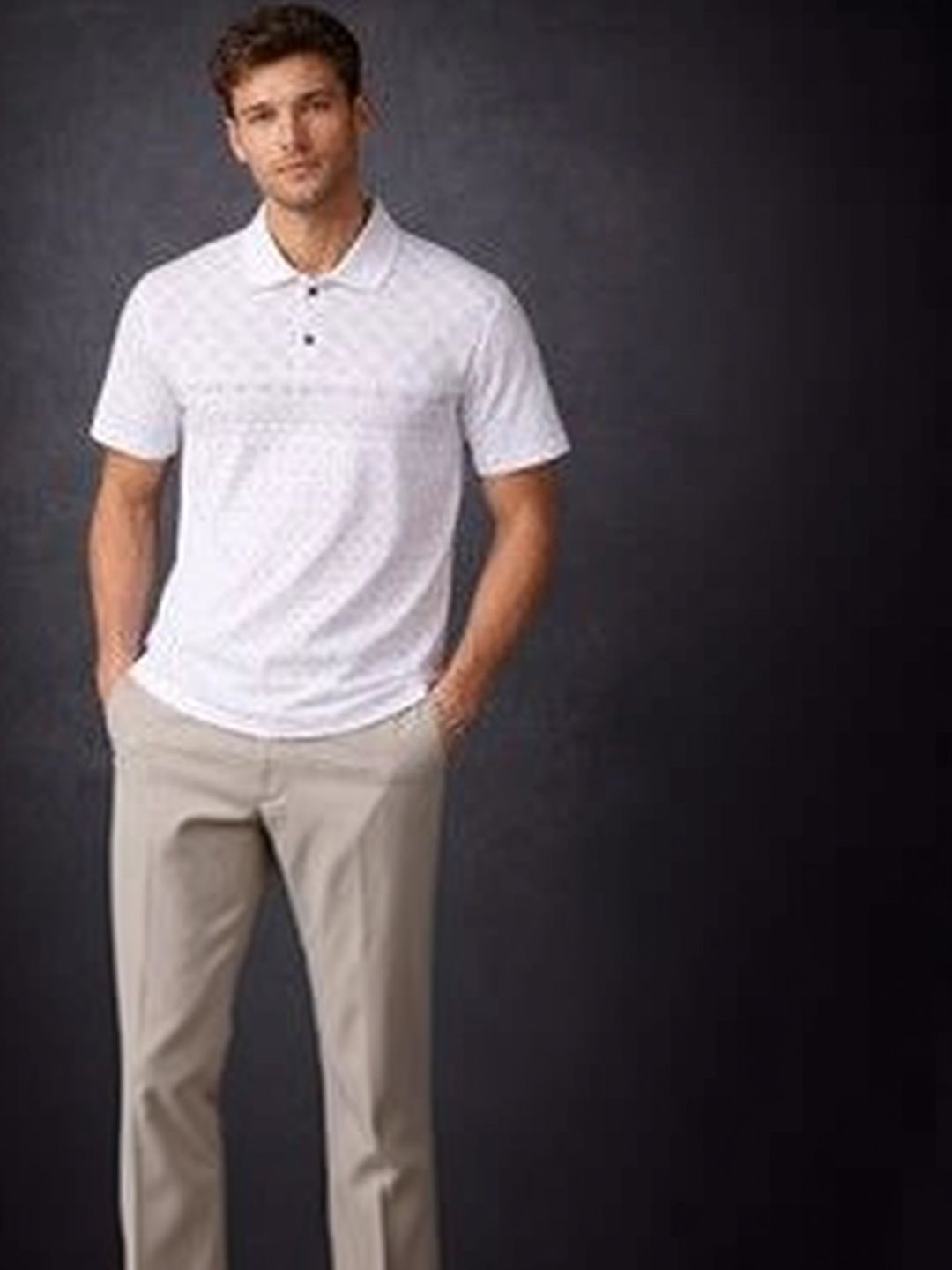 city fashions Men Printed Polo Collar T-shirt