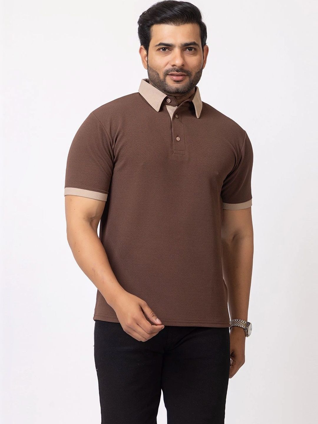 HANABY Men Polo Collar T-shirt