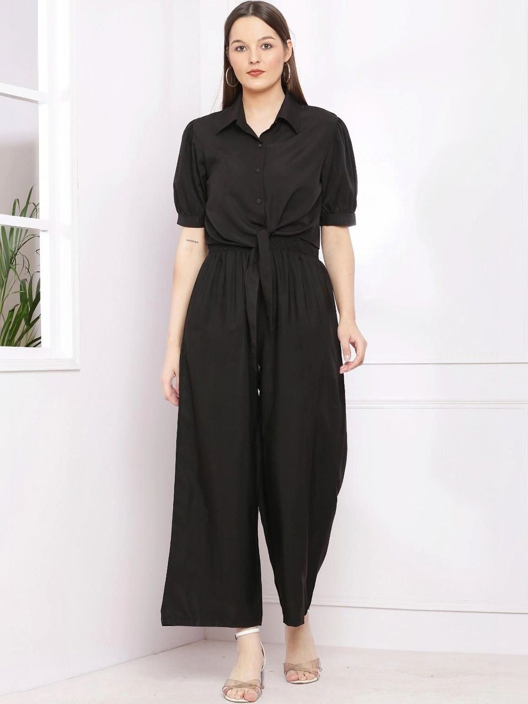 ZESHE MESHE Puff Sleeve Maxi Dress