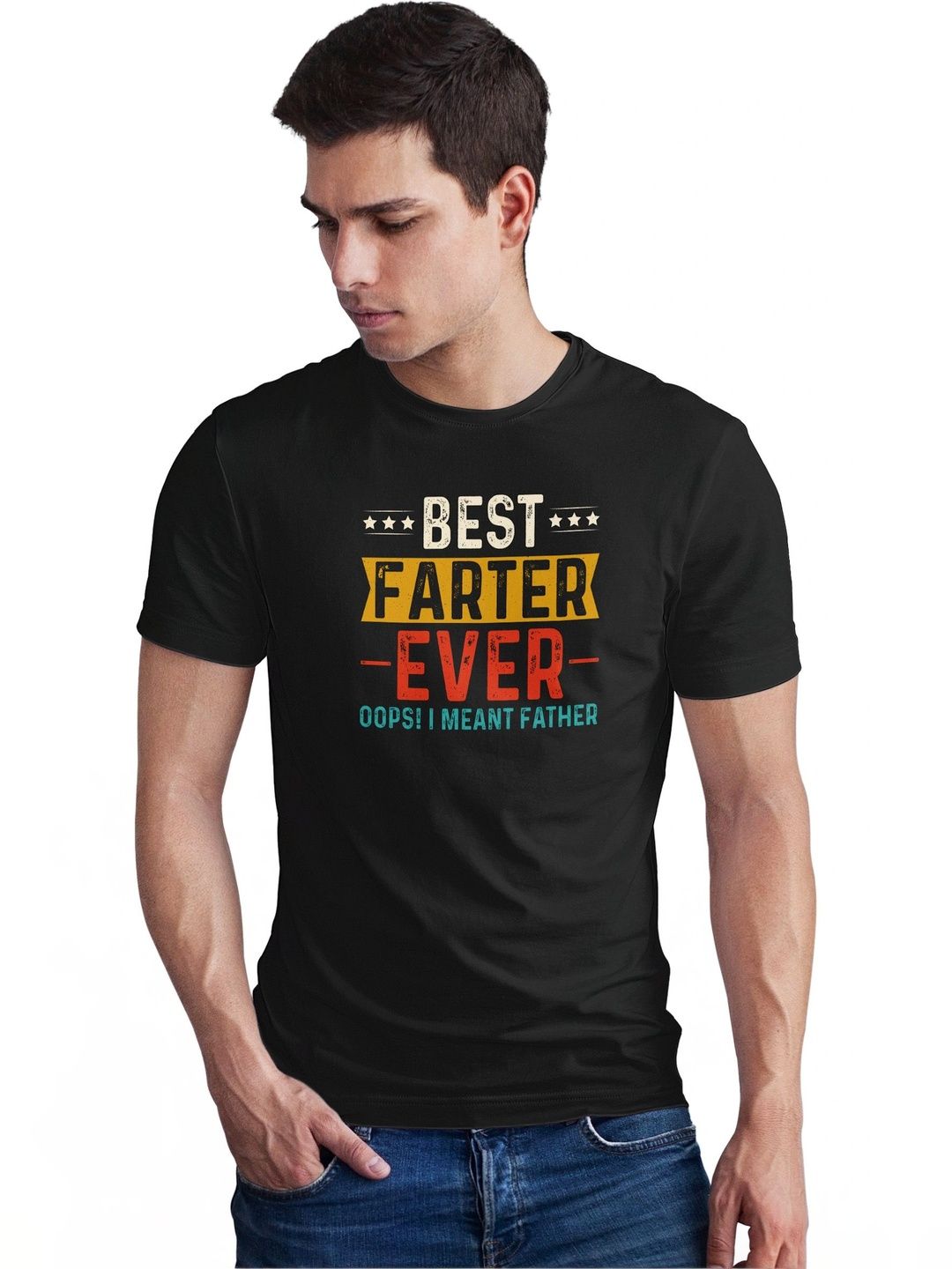 Seekbuylove Men Typography Printed Bio Finish T-shirt
