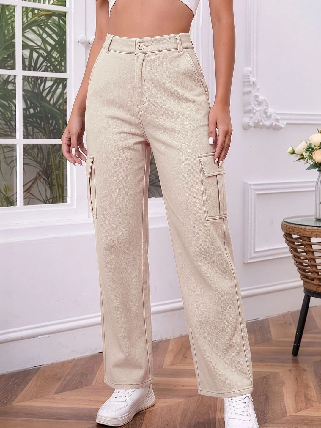 Maheshvi Women High-Rise Trousers