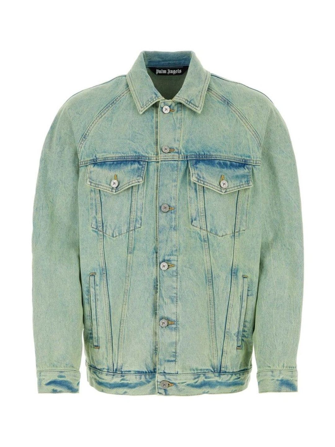 Palm Angels Mint Green Solid Jacket