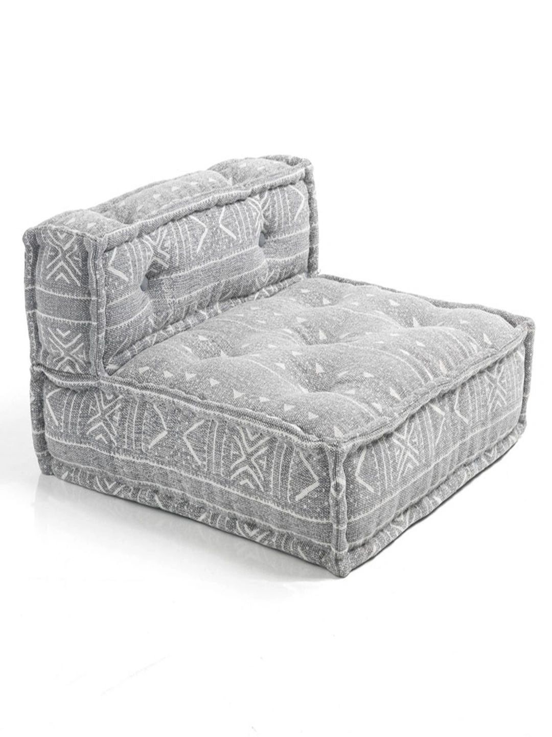 ASHEVILLE ASHEVILLE Grey Upholstery No Wood Modular Sofa