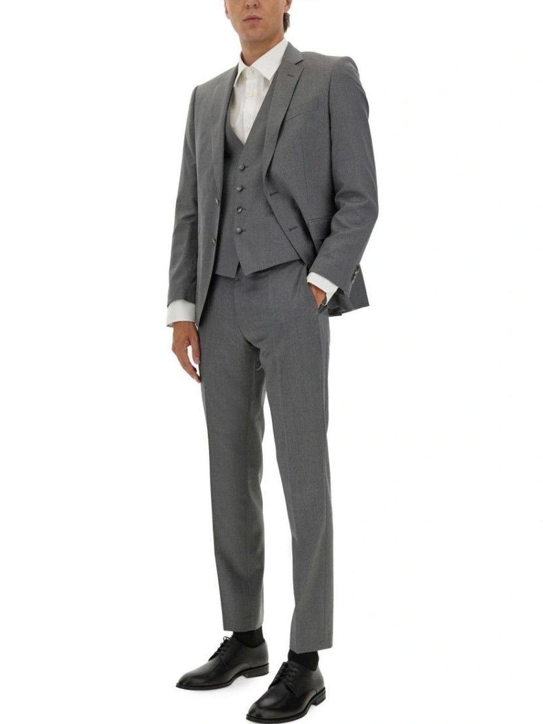 BOSS Grey Notched Lapel Jacket