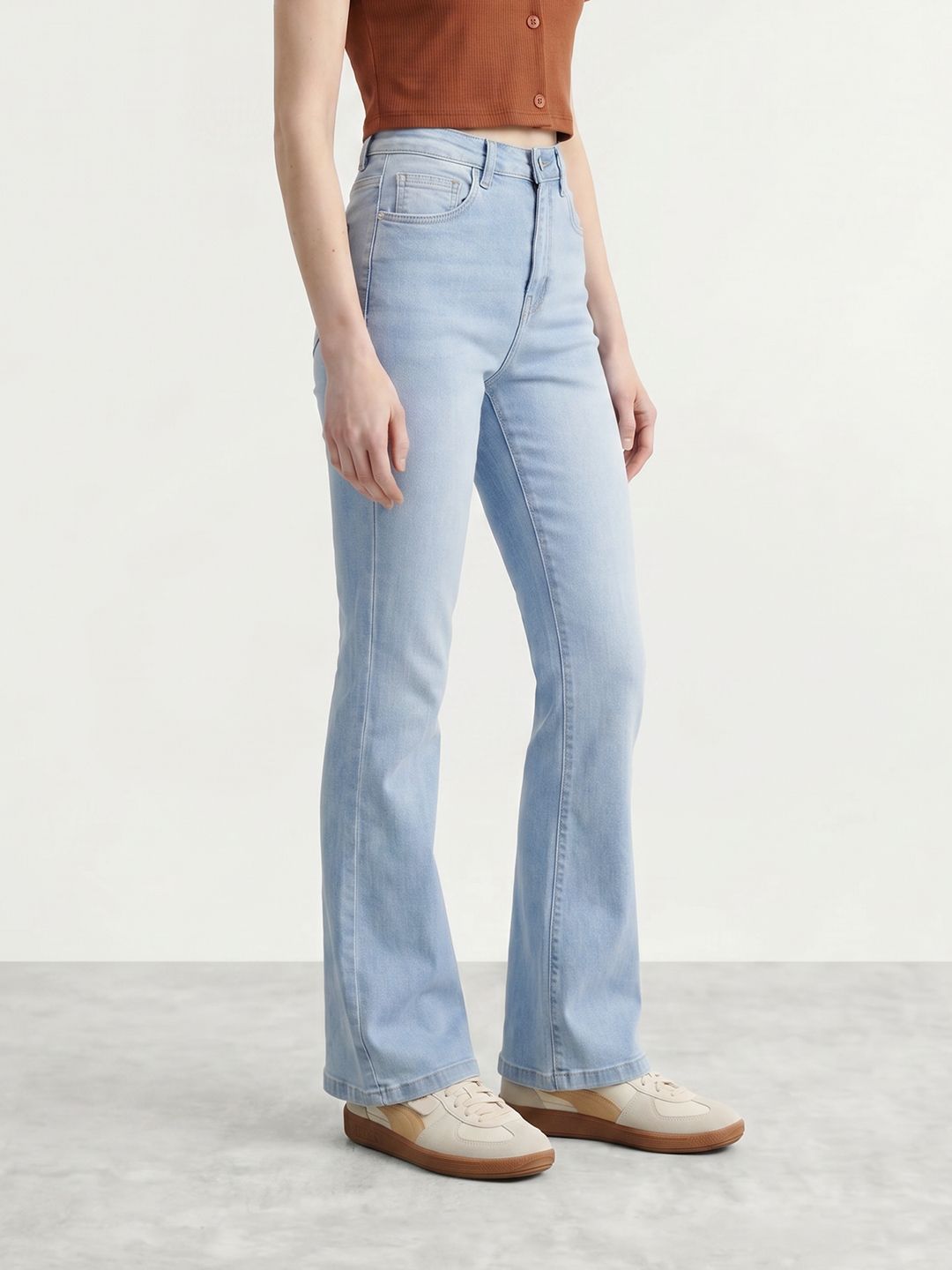 Mast & Harbour Mast & Harbour Women Bootcut Fit Stretchable  Jeans