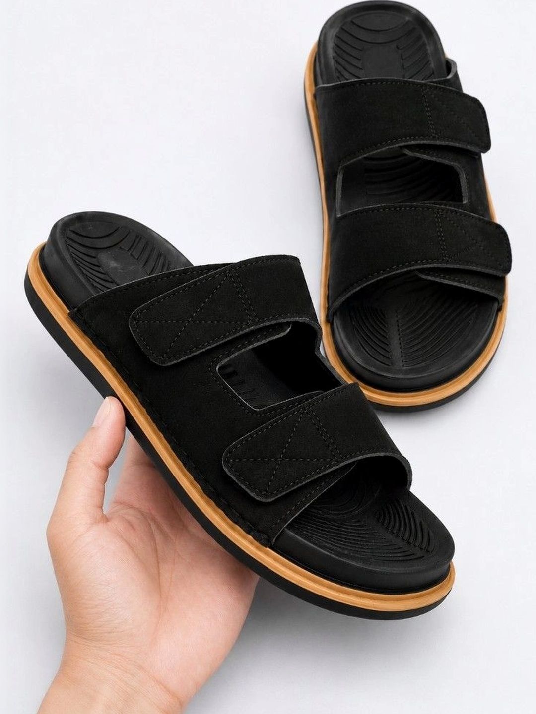 Provogue Men Suede Comfort Sandals