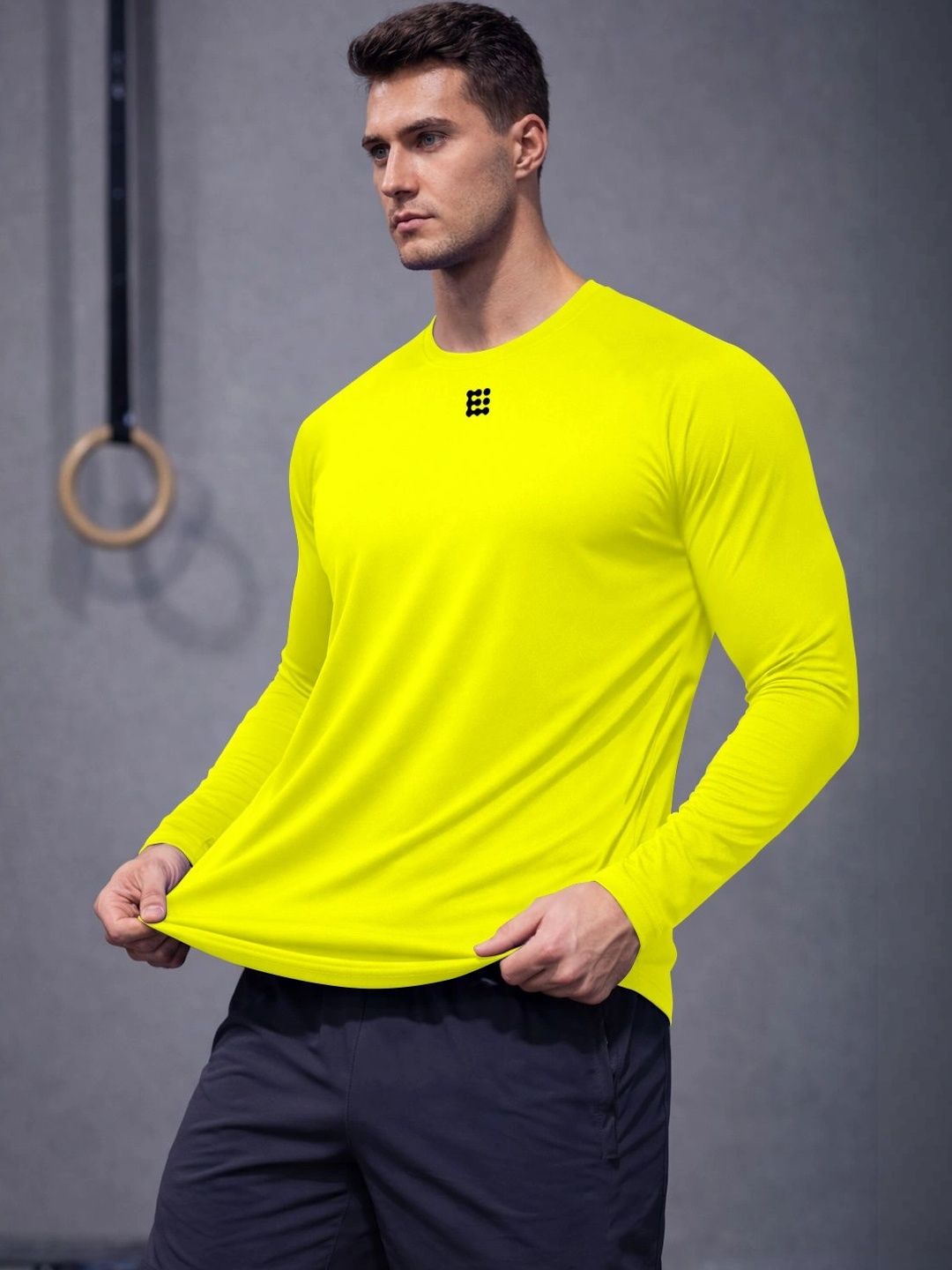 ENRIZZ X FITNESS EXCHANGE Men Dri-FIT T-shirt