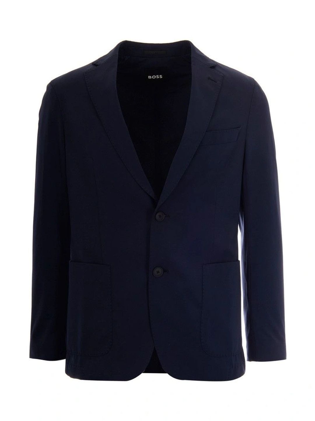 BOSS Navy Blue Notched Lapel Jacket