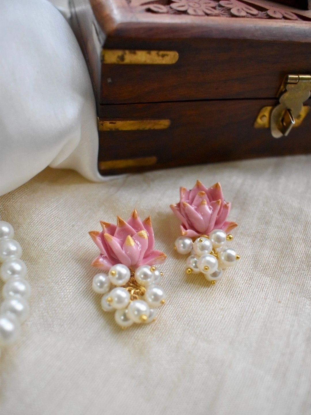 Ammanya Accessories Floral Drop Earrings