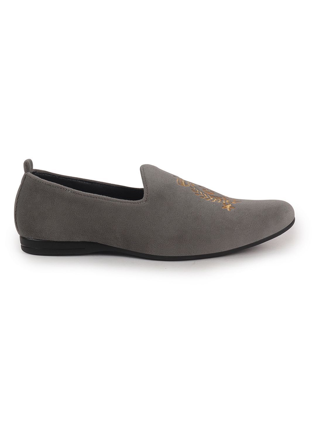 FAUSTO FAUSTO Men Textured Velvet Loafers