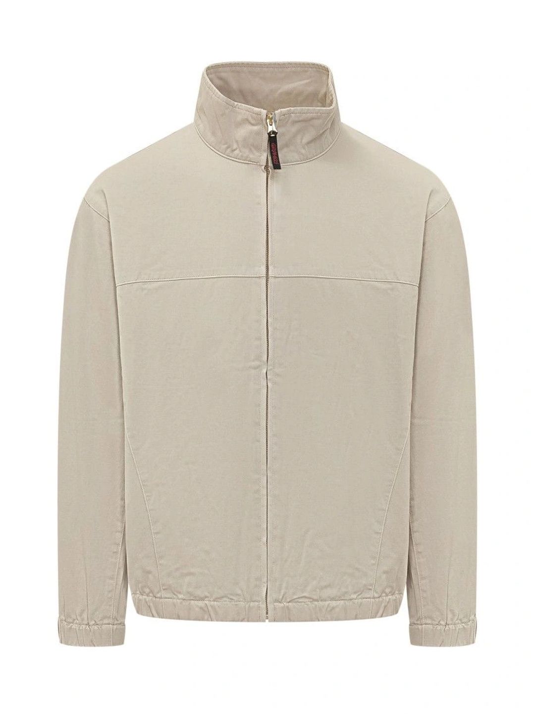 Gramicci Beige Solid Mock Collar Jacket