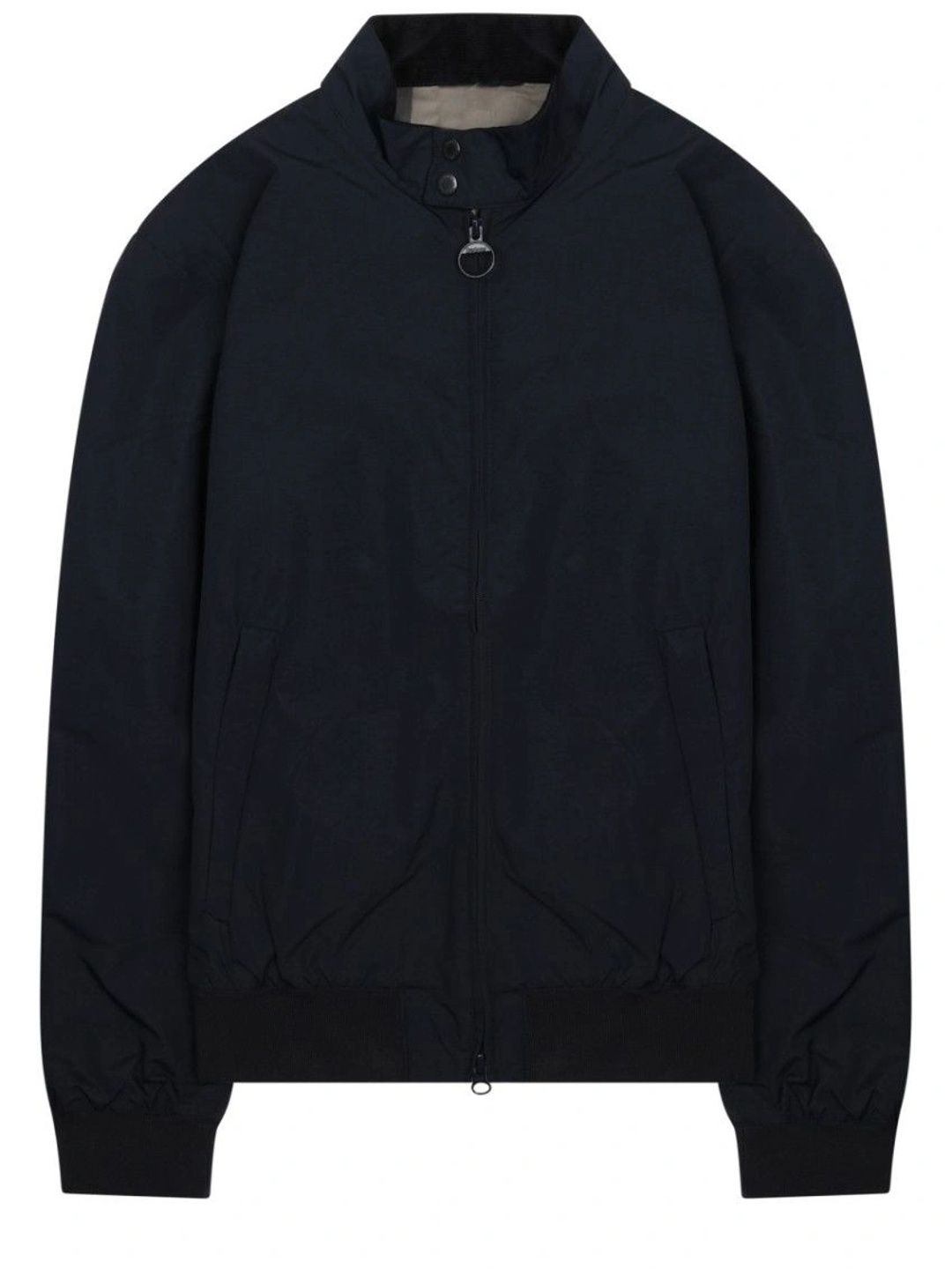 Barbour Navy Blue Mock Collar Jacket