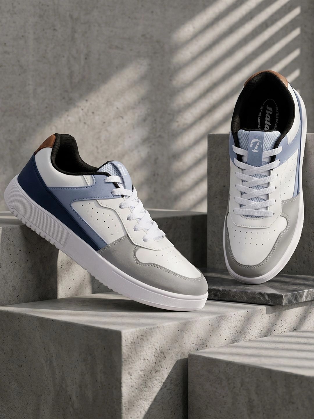 Bata Men Lace-Up Sneakers