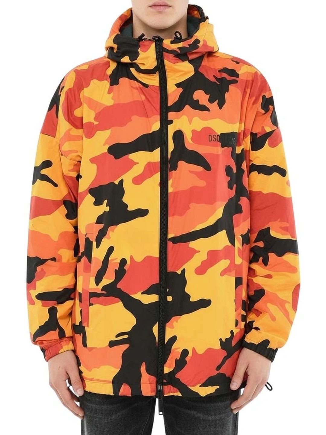 Dsquared2 Orange Hood Jacket