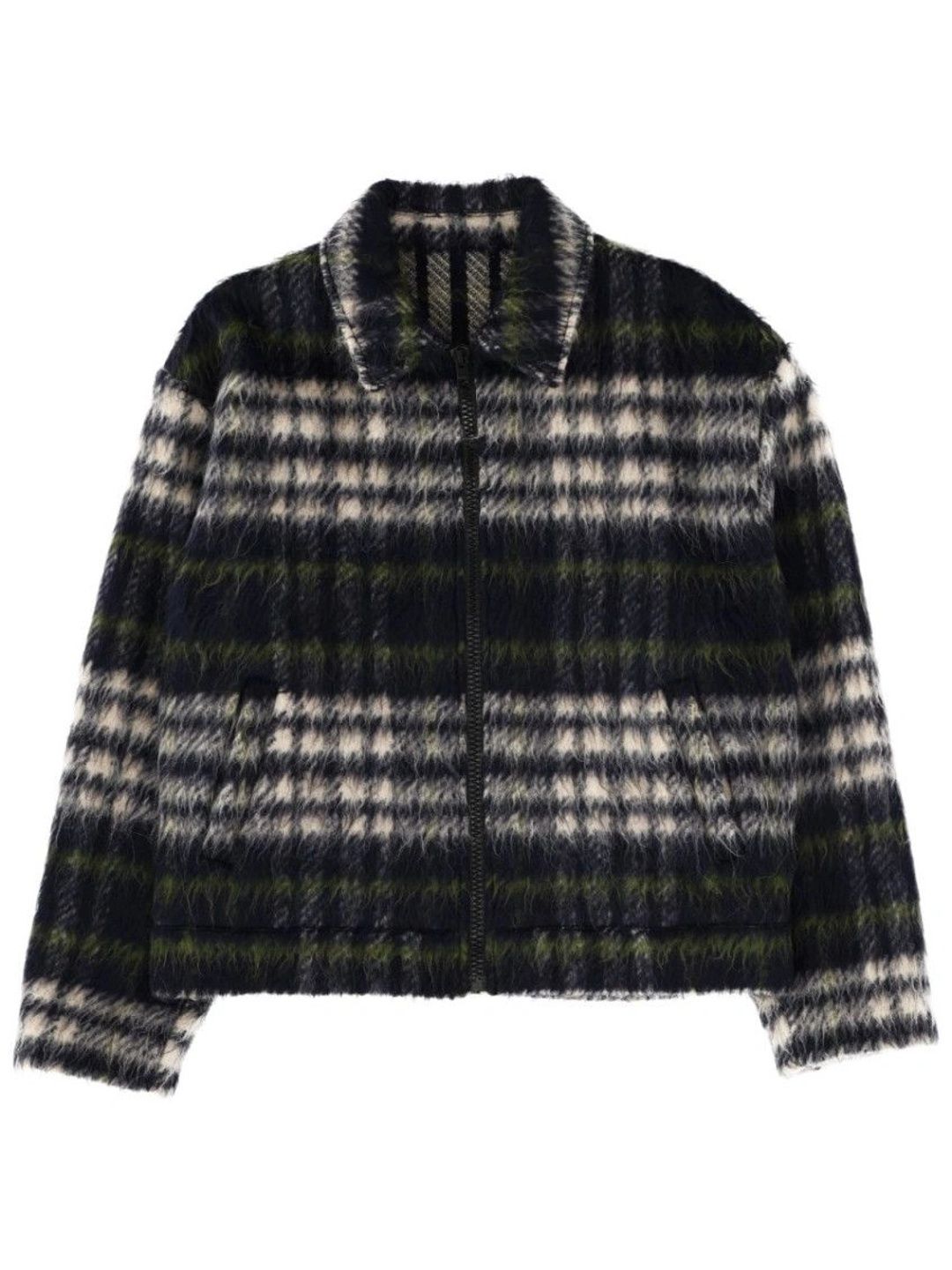 MSGM Black Shirt Collar Jacket