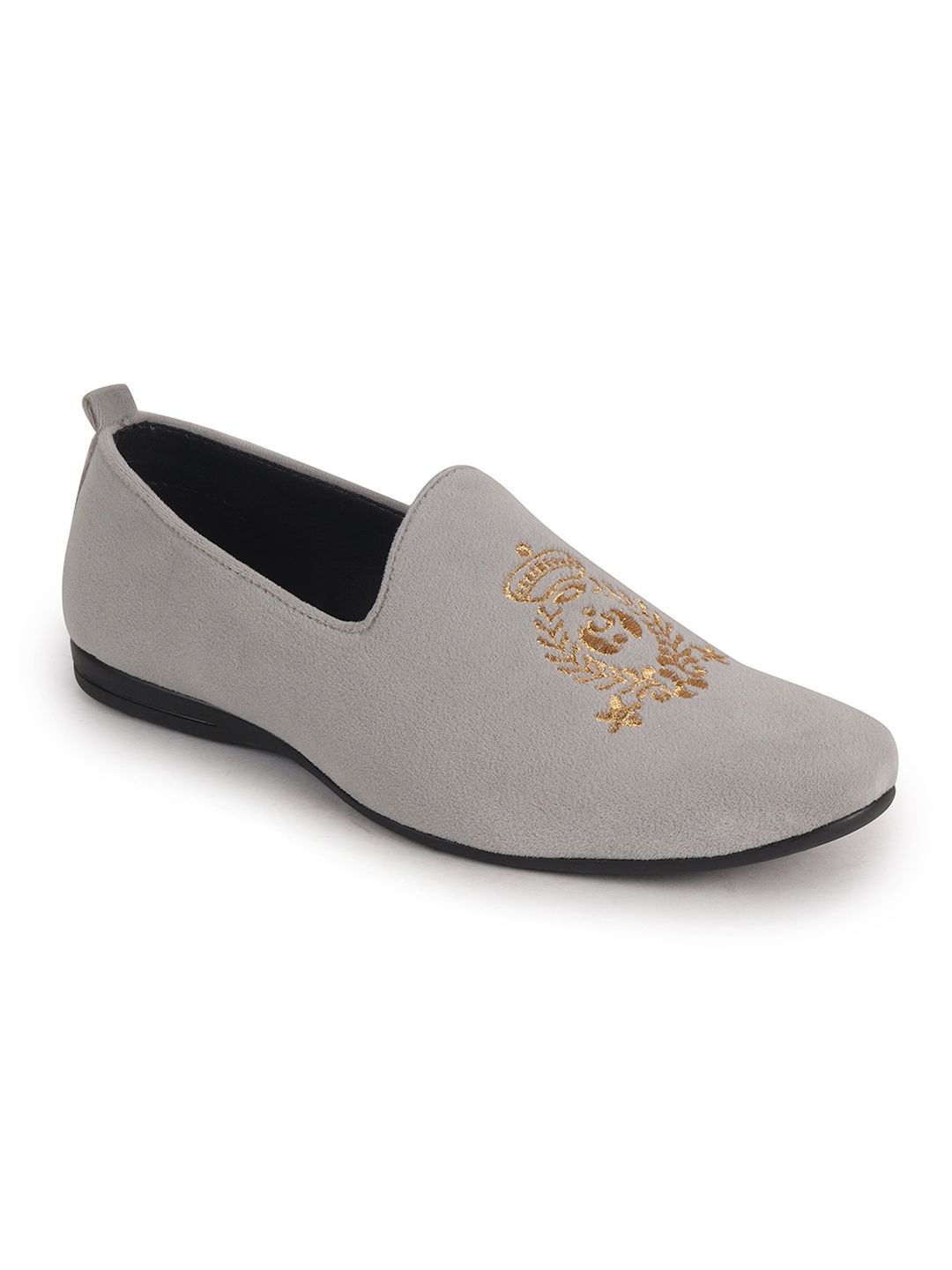 FAUSTO FAUSTO Men Textured Velvet Loafers
