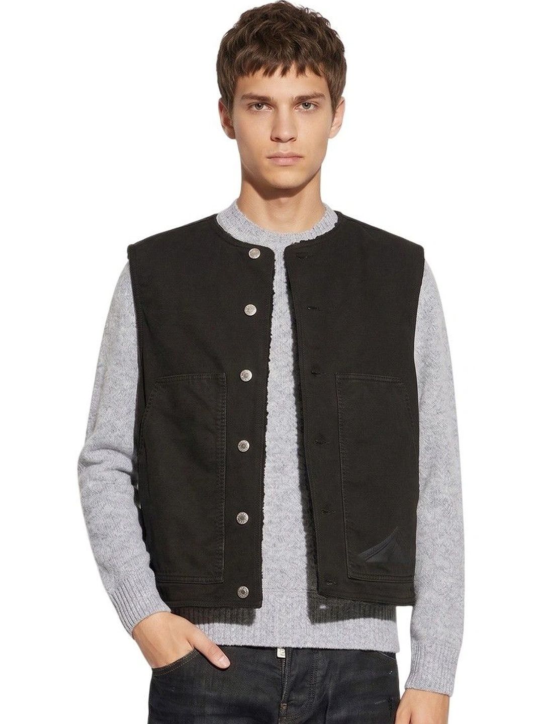 Dsquared2 Black Logo Denim Jacket
