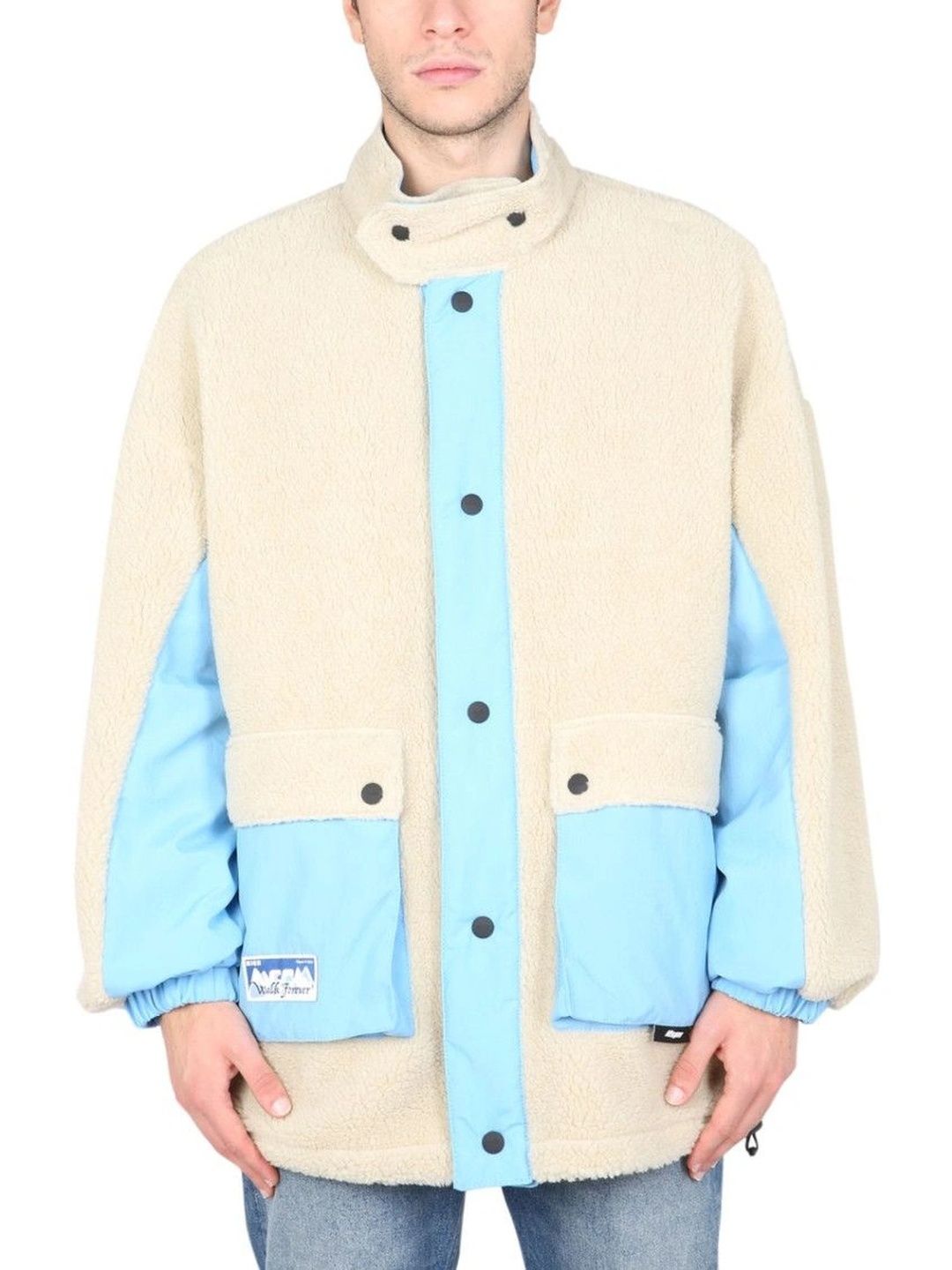 MSGM Men Colourblocked Insulator Jacket