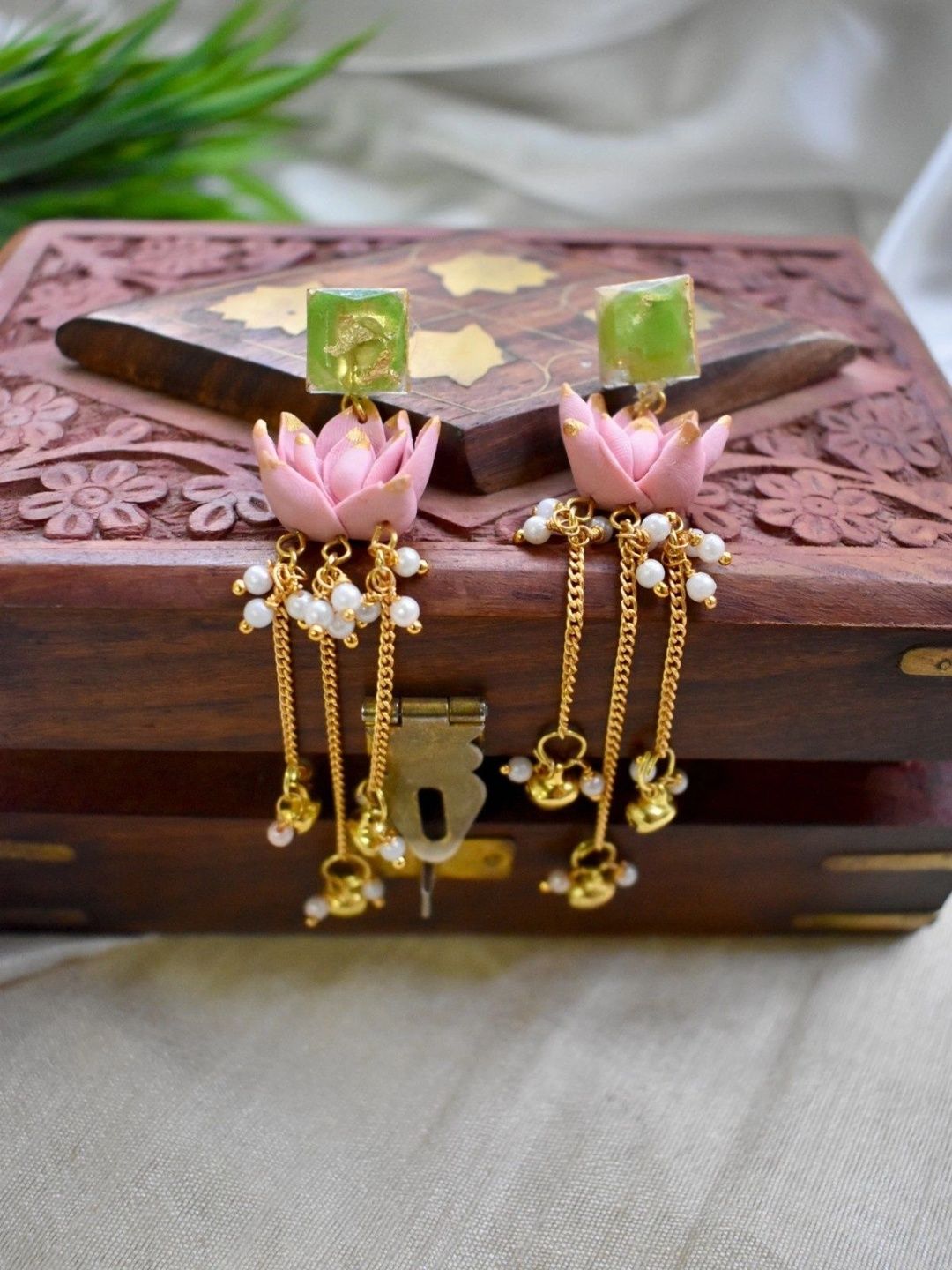 Ammanya Accessories Ammanya Accessories Floral Drop Earrings