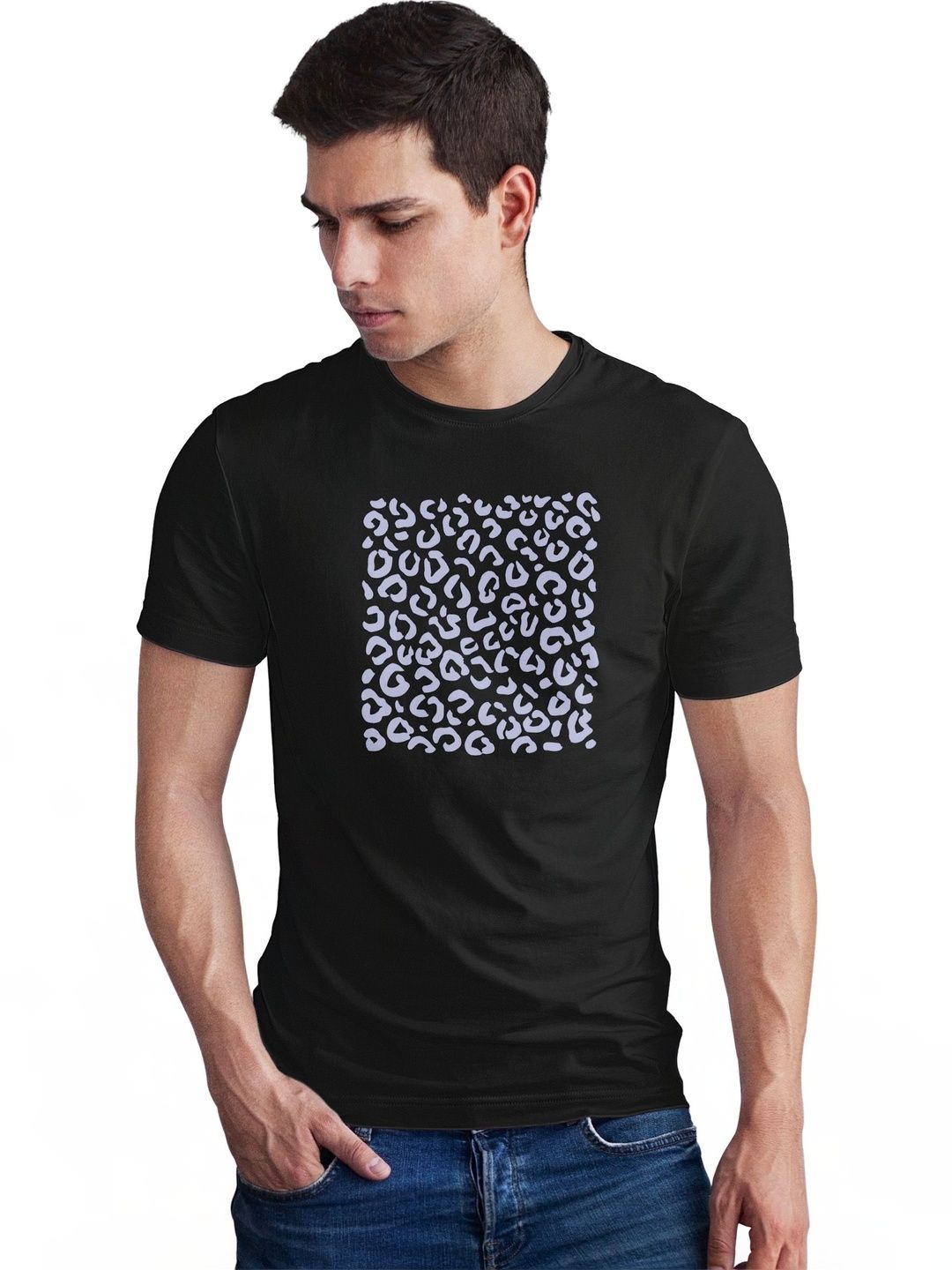 Seekbuylove Men Printed Bio Finish T-shirt