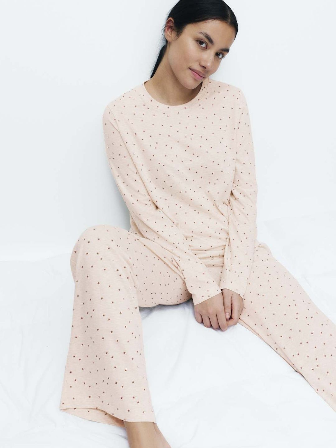 Marks & Spencer Marks & Spencer Pure Cotton Printed Pyjama Set
