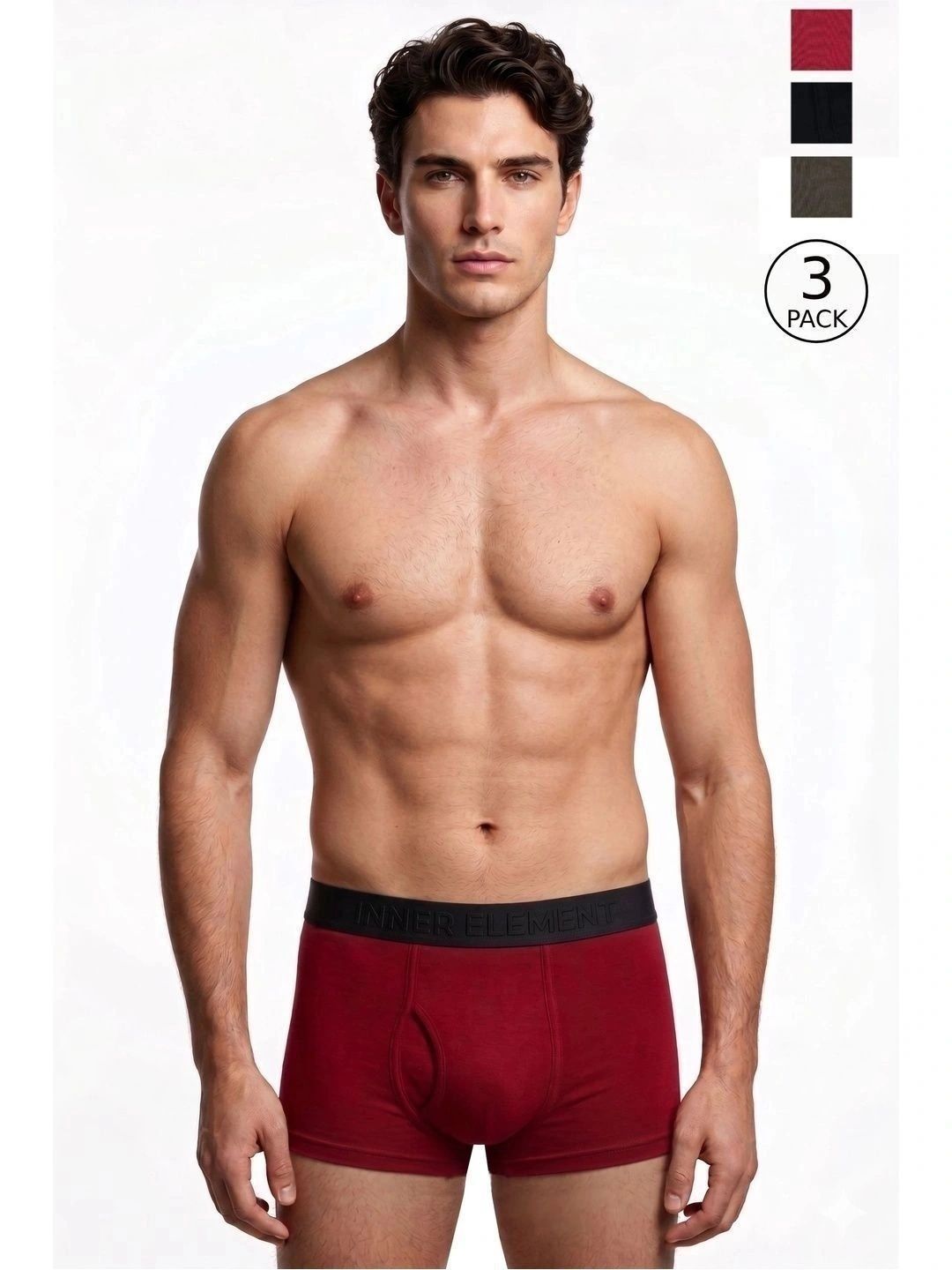 inner element Men Cotton Boxer Briefs