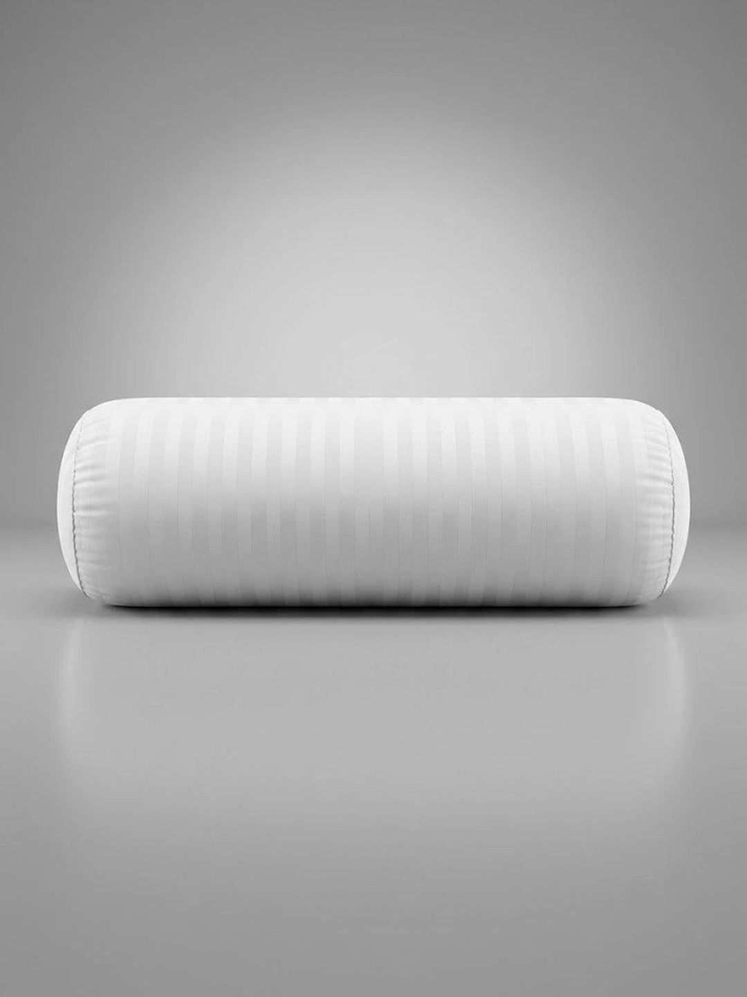 ZENSHA DECOR ZENSHA DECOR White Striped Cylindrical Bolsters