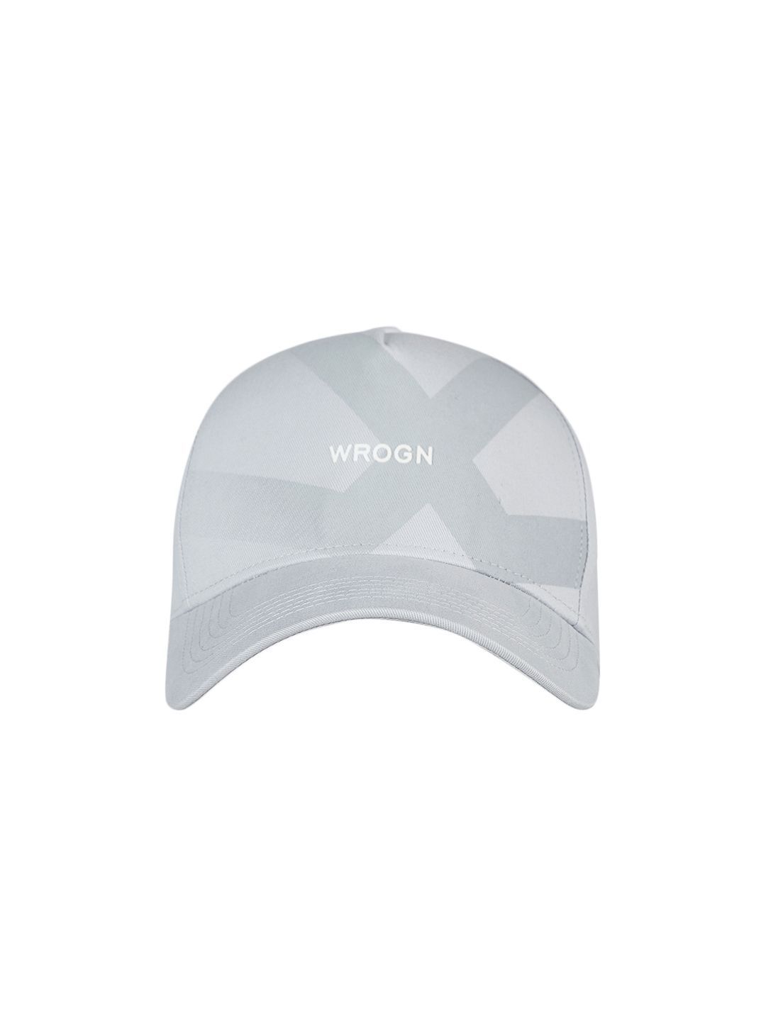 WROGN Unisex Grey Printed Baseball Cap