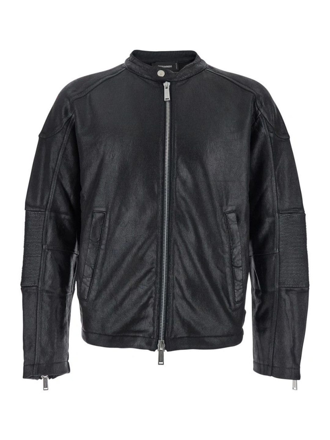 Dsquared2 Black Zip Up Bomber Jacket