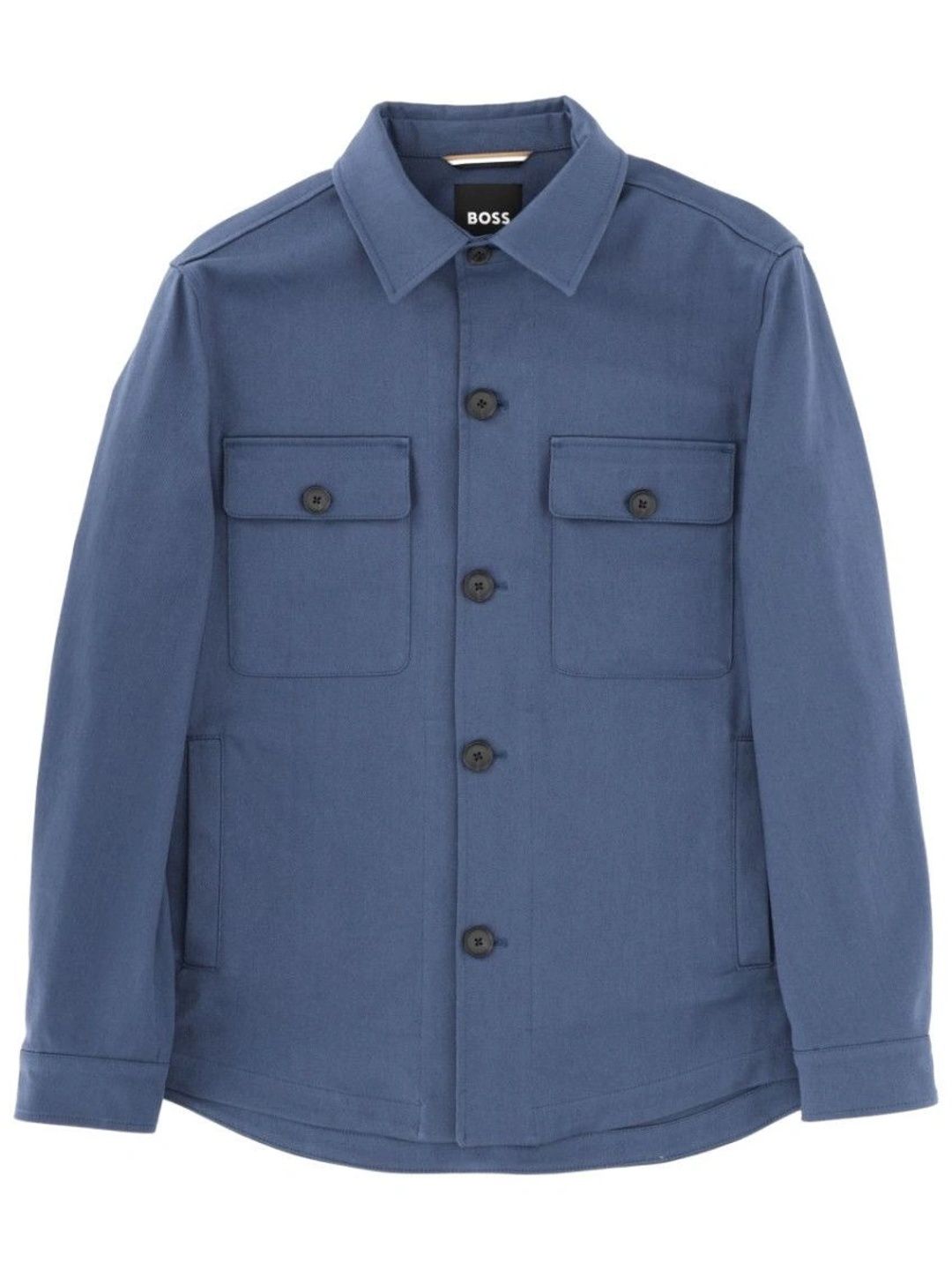 BOSS Blue Shirt Collar Jacket