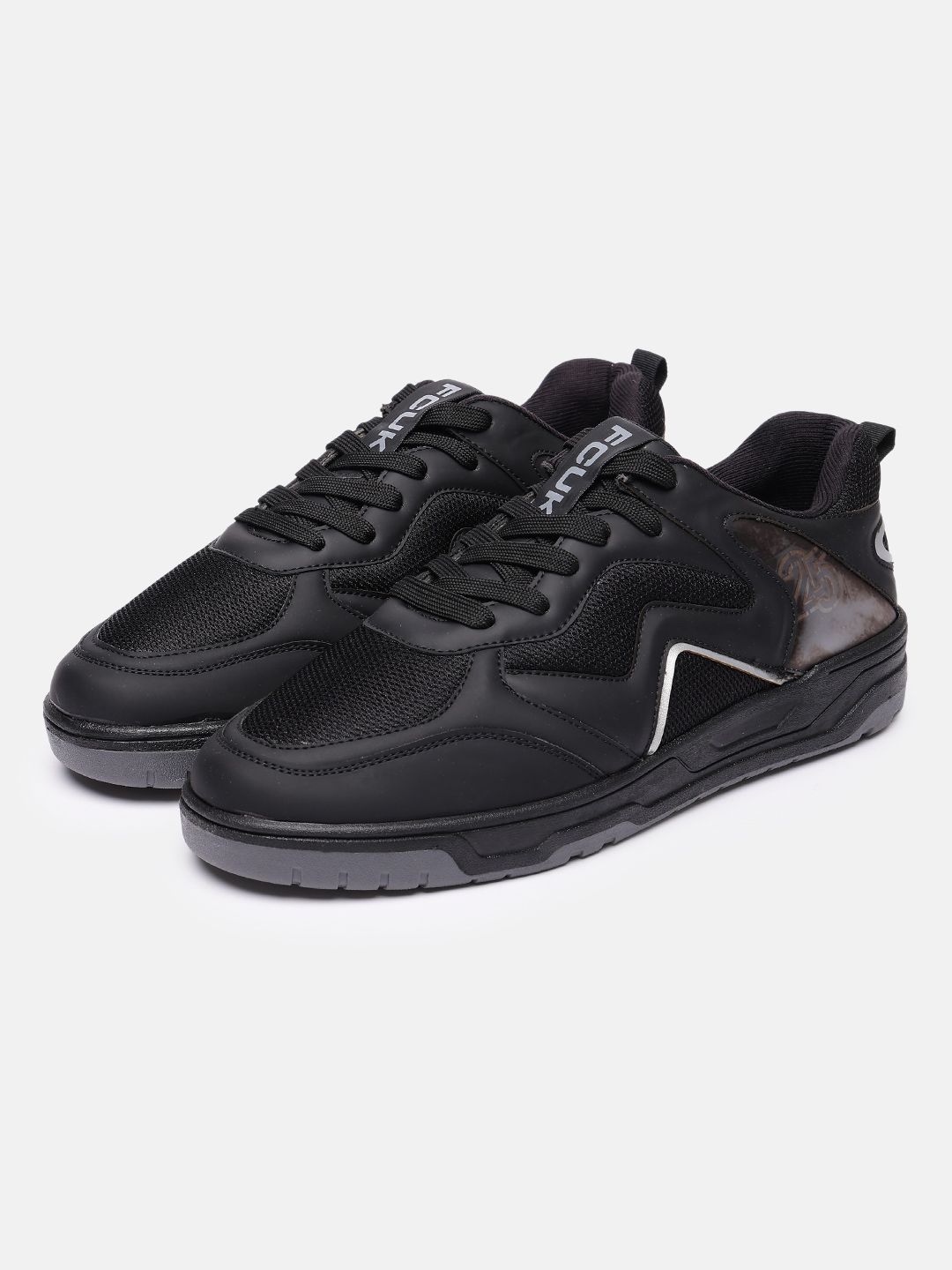 FCUK Men Textured Sneakers